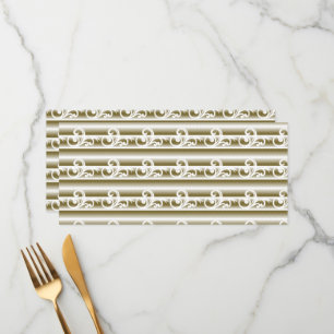 Een rijk gekleurd tapijt heeft een symmetrische ge menu