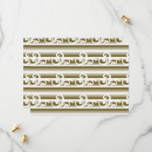 Een rijk gekleurd tapijt heeft een symmetrische ge save the date