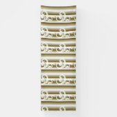 Een rijk gekleurd tapijt heeft een symmetrische ge spandoek (Verticaal)