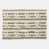 Een rijk gekleurd tapijt heeft een symmetrische ge theedoek (Horizontaal)