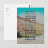 Een rijke basisschool kan... Gedicht Briefkaart (Voorkant / Achterkant)