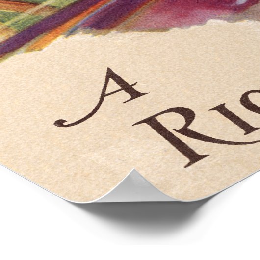 Een rijke Man Poster (Hoek)