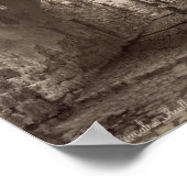 Een rijstrook in het oude Jeruzalem Poster (Hoek)