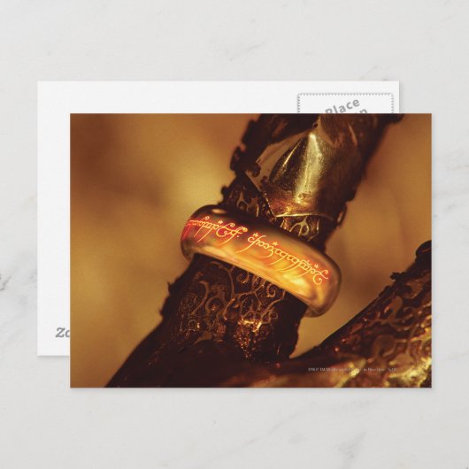 ÉÉN RING OM HEN ALLE™ TE REGULEREN BRIEFKAART (Voorkant / Achterkant)