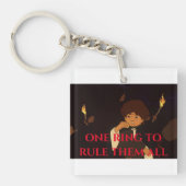 ÉÉN RING OM HEN ALLE(TM) AcrylSleutelhanger TE REG Sleutelhanger (voorkant)