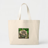 Een ring van bloemen grote tote bag (Voorkant)