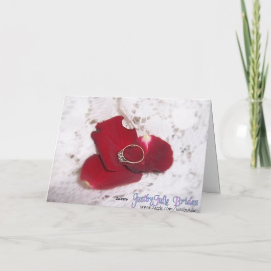 Een ring van de Diamant van de Kaart van het (Achterkant)