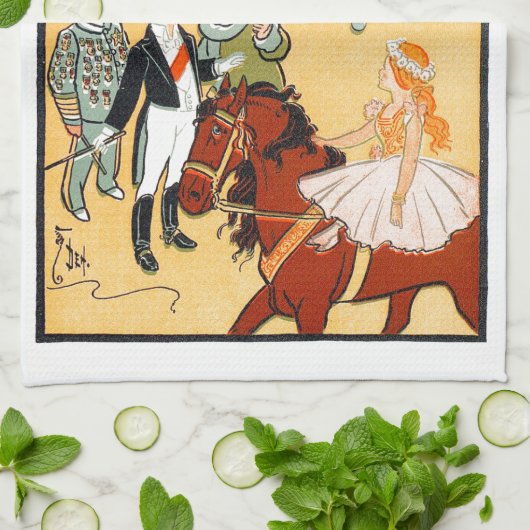 Eén ringCircus: De Ringmaster en de bemanning Theedoek (Gevouwen)