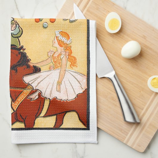 Eén ringCircus: De Ringmaster en de bemanning Theedoek (Quarter Fold)