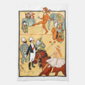 Eén ringCircus: De Ringmaster en de bemanning Theedoek (Verticaal)