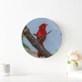 Een ringvormige kantelwandklok rond grote klok (Huis)