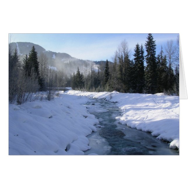 Een risicowandeling in de ochtend naar het dorp Wh (Voorkant Horizontaal)