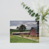 Een rit door het boerderij land Palouse 4 Briefkaart (Staand voorkant)
