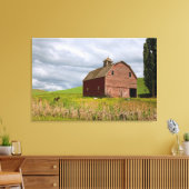 Een rit door het boerderij land Palouse 4 Canvas Afdruk (Insitu (Woonkamer))