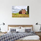 Een rit door het boerderij land Palouse 4 Canvas Afdruk (Insitu (Slaapkamer))
