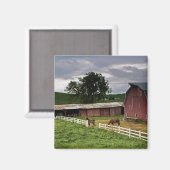 Een rit door het boerderij land Palouse 4 Magneet (Voorkant / Achterkant)