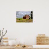 Een rit door het boerderij land Palouse 4 Poster (Keuken)