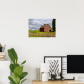 Een rit door het boerenland van Palouse 4 Poster (Thuiskantoor)