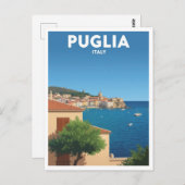 Een rit langs de kust door Puglia Briefkaart (Voorkant / Achterkant)
