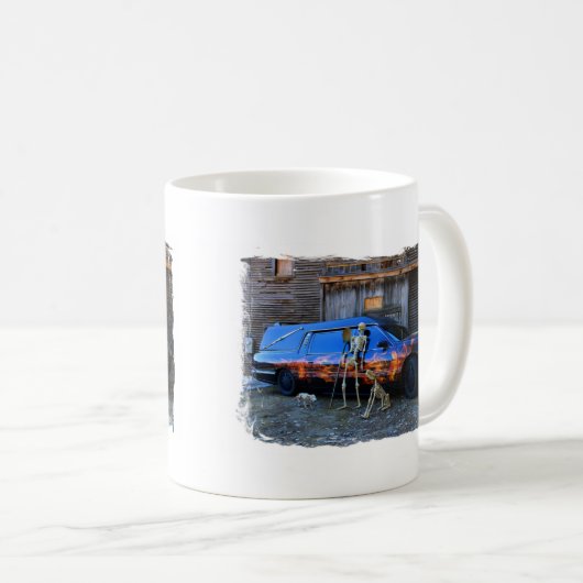 Een ritje om voor te sterven koffiemok (Voorkant rechts)