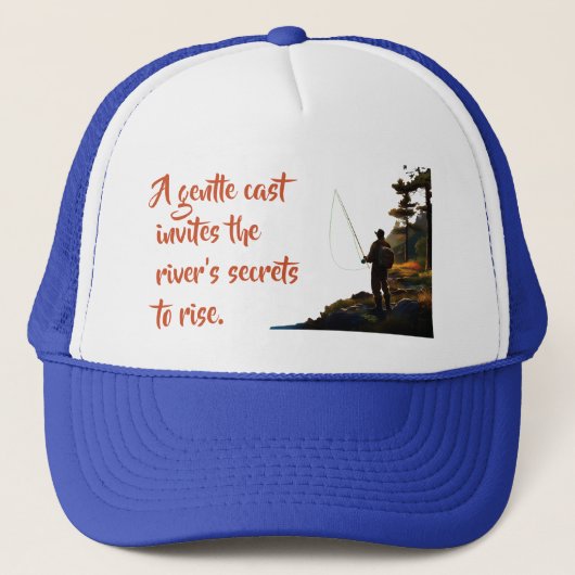 Een Rivers Secrets Fisherman Trucker Hat Pet (Voorkant)