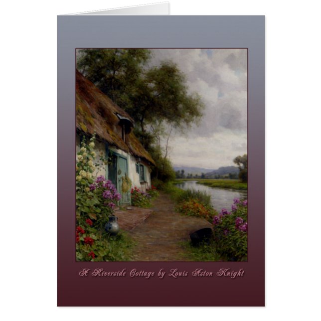 Een Riverside Cottage door Louis Aston Knight (Voorkant)