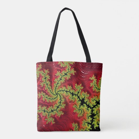 Een rivier loopt door de Canvas tas (Achterkant)