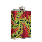 Een rivier loopt door de heupkolf heupfles (Rechts)