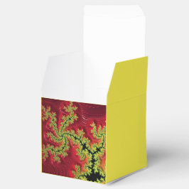 Een rivier loopt door de reuzendoos bedankdoosjes