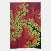 Een rivier loopt door de thea-handdoek theedoek (Verticaal)