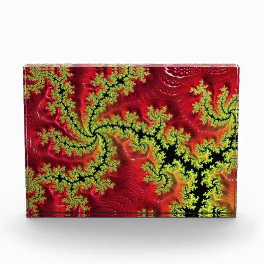 Een rivier loopt door het acrylblok fotoblokken (Voorkant)