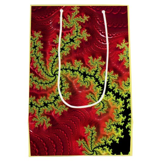 Een rivier loopt door het Gift Bag Medium Cadeauzakje (Achterkant)