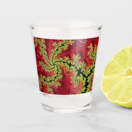 Een rivier loopt door het heet glas (Voorkant)