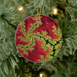 Een rivier loopt door het keramische decoratie