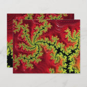 Een rivier loopt door het papierblad (Voorkant / Achterkant)