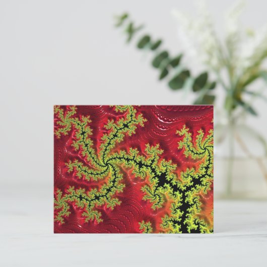 Een rivier loopt door het papierblad (Staand voorkant)