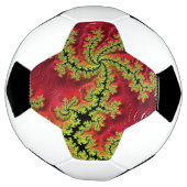 Een rivier loopt door het Voetbal (Gedraaid)