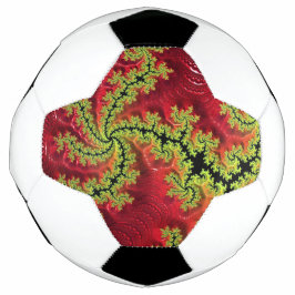 Een rivier loopt door het Voetbal