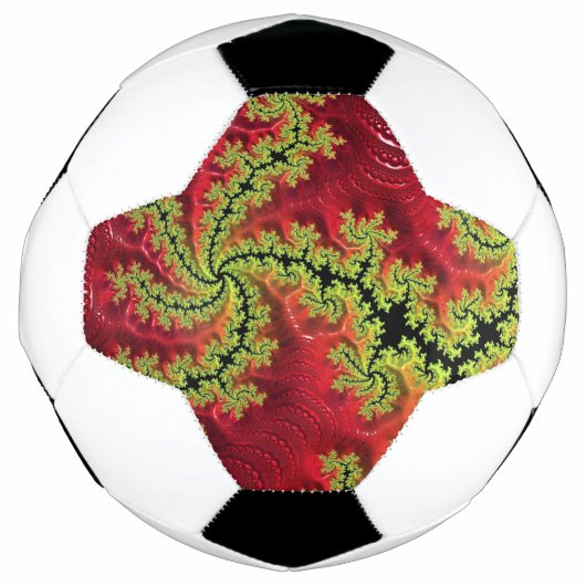 Een rivier loopt door het Voetbal (Voorkant)