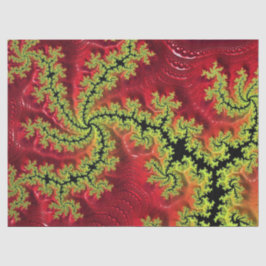 Een rivier loopt door IT-weefsel Tissuepapier