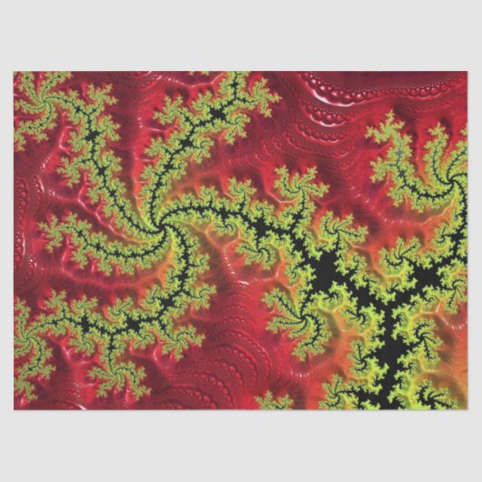 Een rivier loopt door IT-weefsel Tissuepapier (Voorkant)