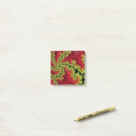 Een rivier loopt erdoorheen nadat hij merkt post-it® notes