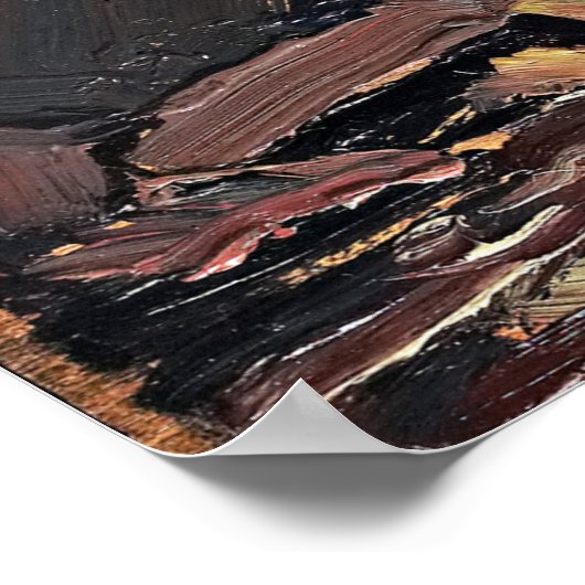 Een rivier, mooie kunst van Tom Thomson, Poster (Hoek)