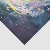 Een rivier van kleuren paard tissuepapier (Detail)