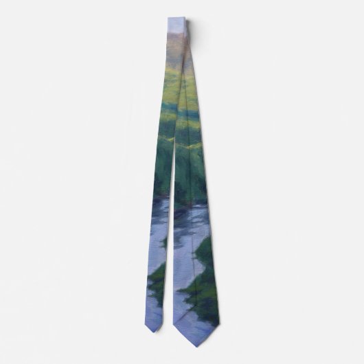 Een rivierhalsdoek stropdas (Achterkant)