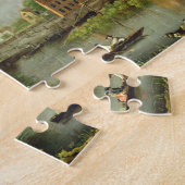 Een rivierlandschap, mogelijk een Uitzicht uit Wes Legpuzzel (Zijkant)