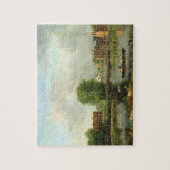 Een rivierlandschap, mogelijk een Uitzicht uit Wes Legpuzzel (Verticaal)