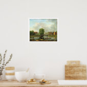 Een rivierlandschap, mogelijk een Uitzicht uit Wes Poster (Keuken)