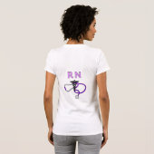 Een RN Stethoscoop T-shirt (Achterkant volledig)
