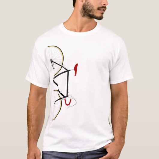 Een  Road Bike T Shirt op je bike. (Voorkant)